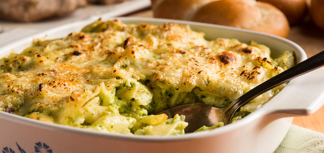 Keystone chicken Pesto Mac and Cheese