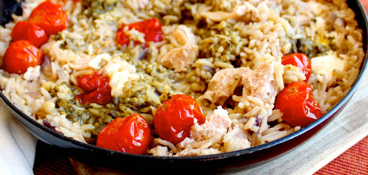 Caprese Chicken Risotto