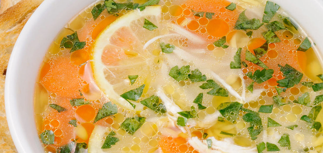 Lemon Orzo Chicken Soup