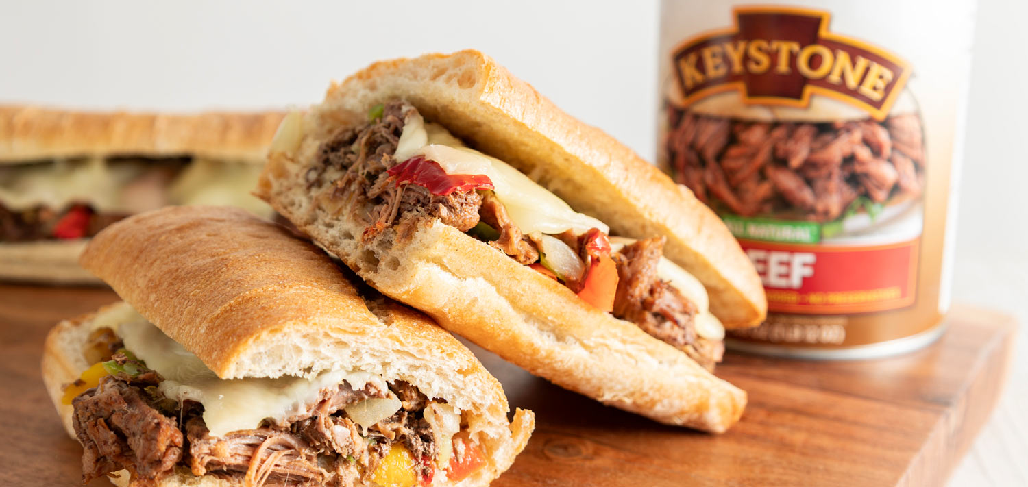 Philly Cheesesteak Recipe | Easy Skillet Sandwich Dinner | Keystone Meats