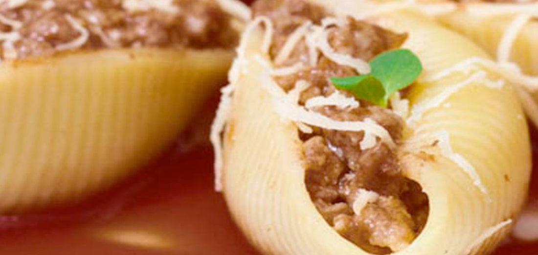 Triple Cheese Barbecue Pork Stuffed Shells