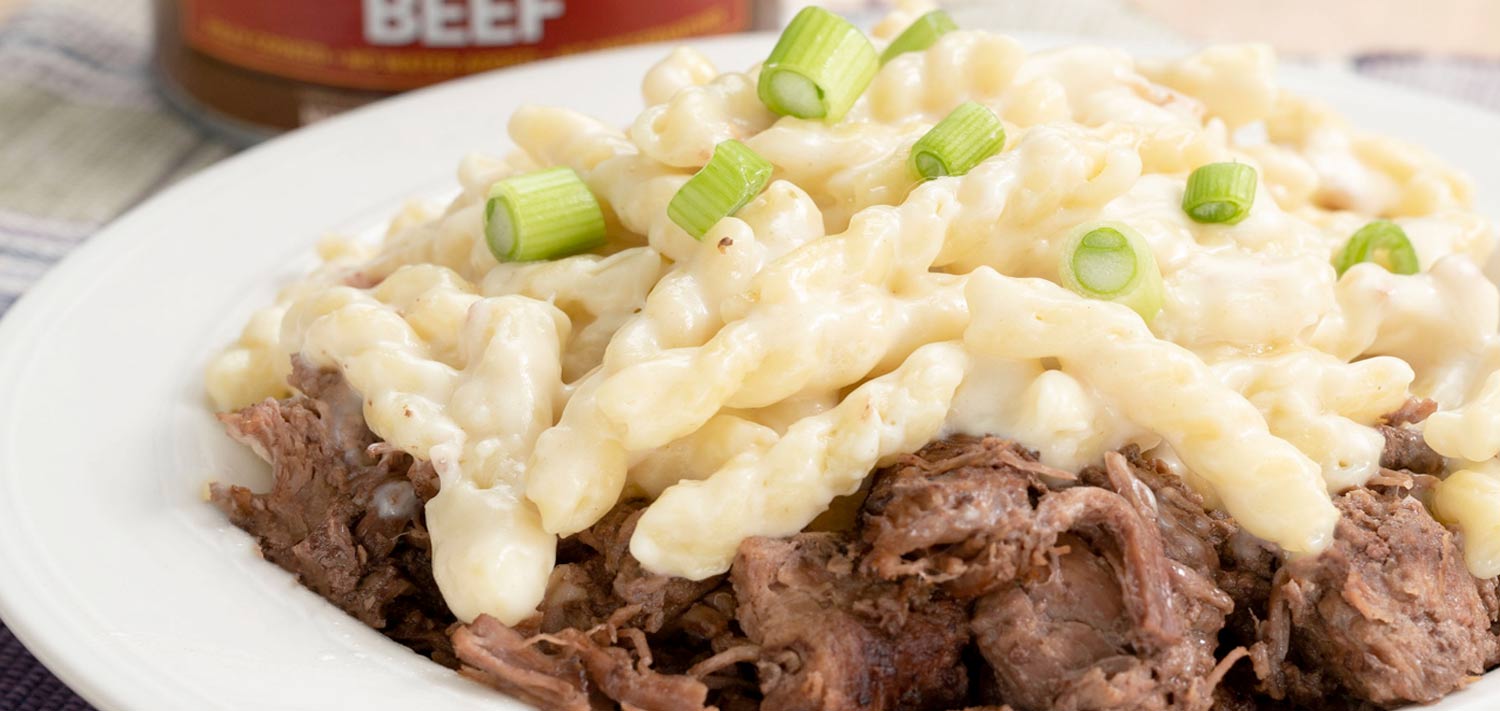Steakhouse Mac & Cheese Recipe | Easy Beef Mac & Cheese | Keystone Meats
