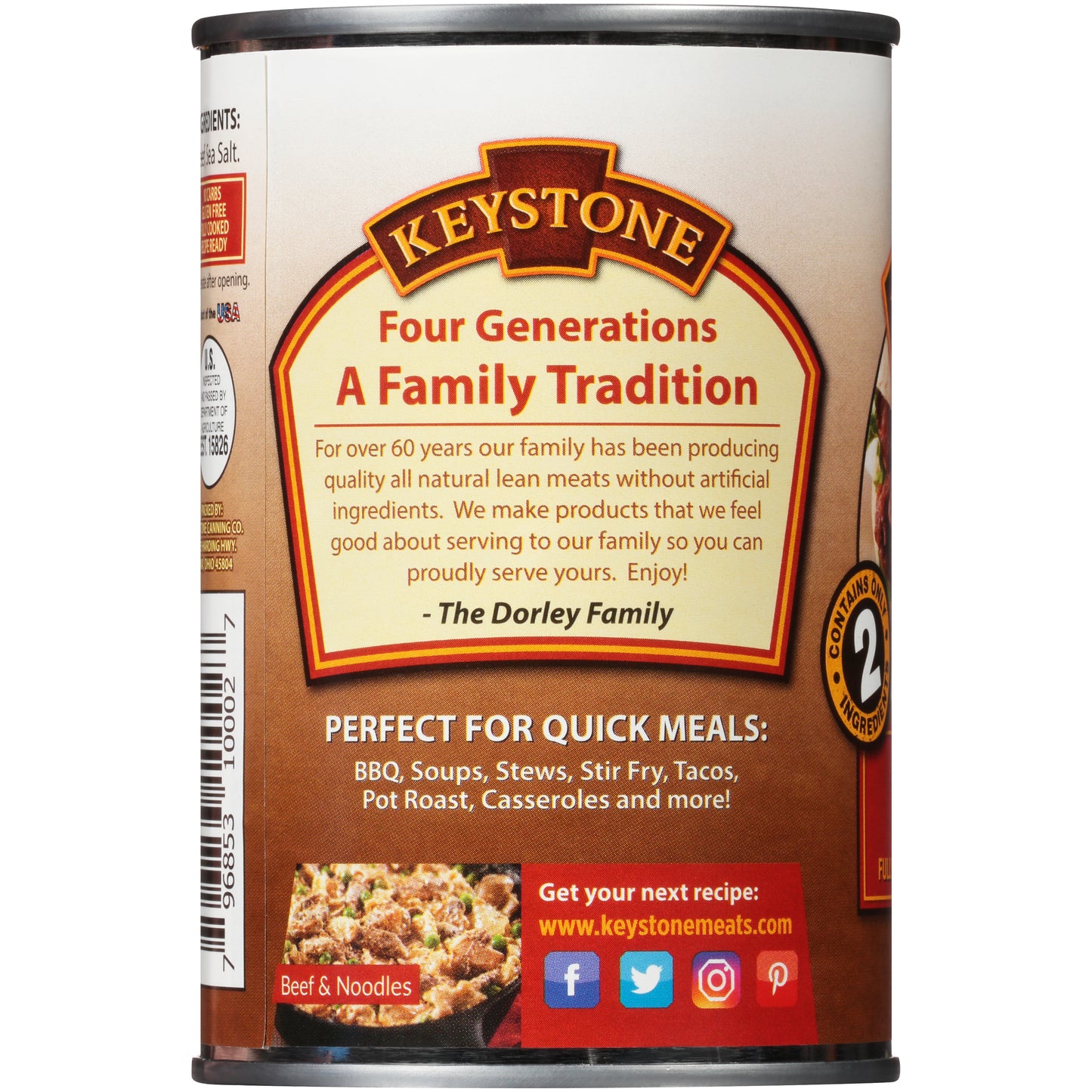 All Natural Beef (14.5 oz / 24 cans per case)