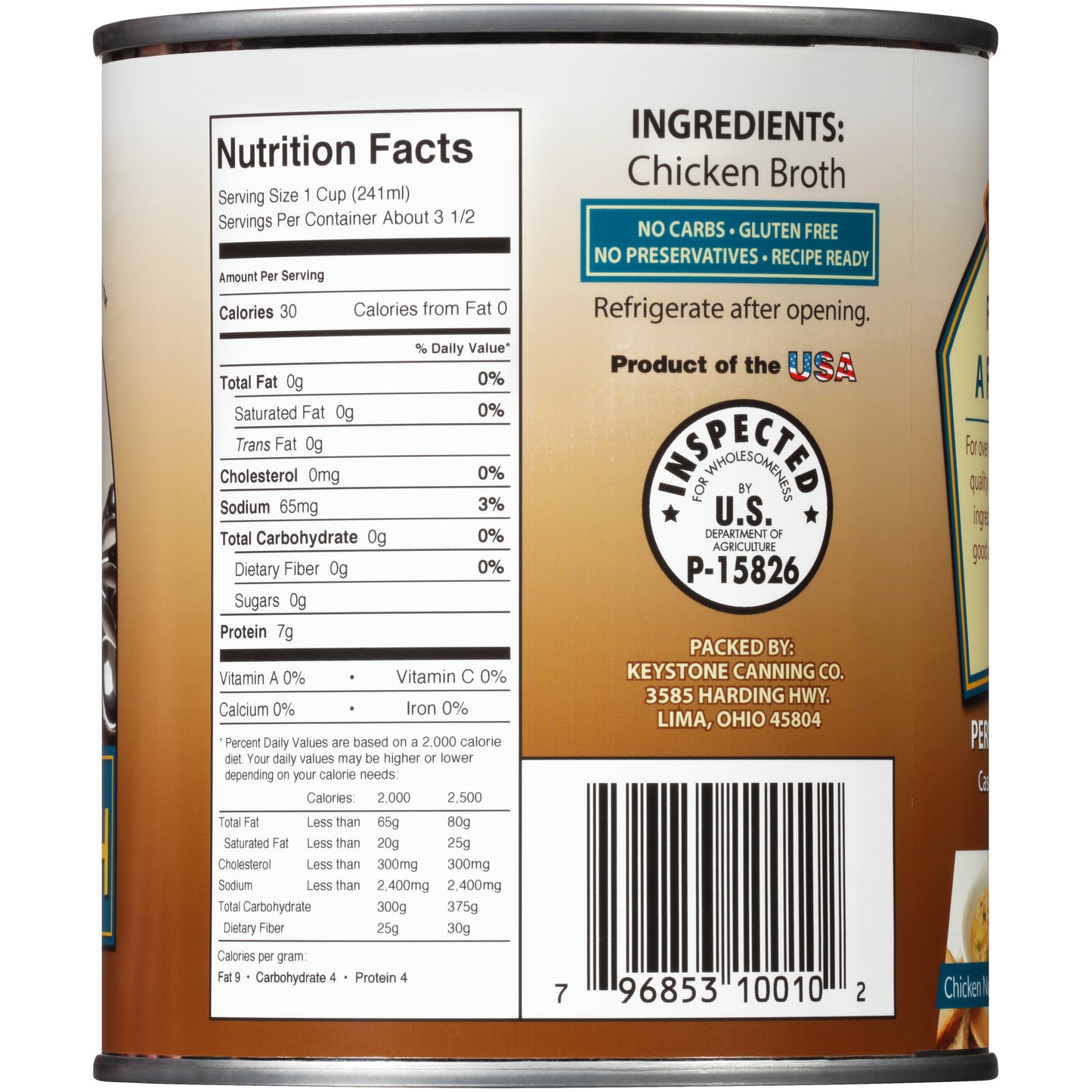 Chicken Broth (27 oz / 12 cans per case)