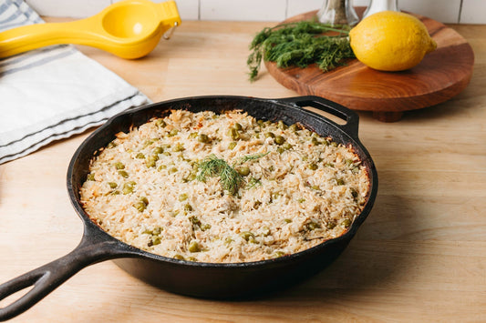 Creamy Lemon-Dill Chicken & Rice Casserole
