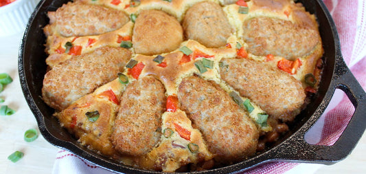 Keystone Meats Jalapeño Popper and Cornbread Skillet