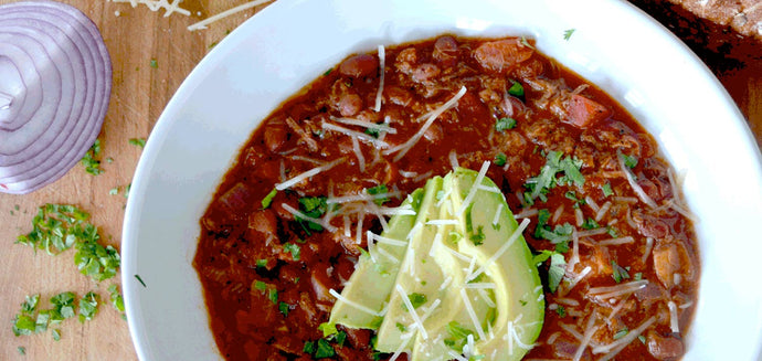Lazy Sunday Shredded Beef Chili