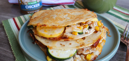  Summer Squash Chicken Quesadilla 