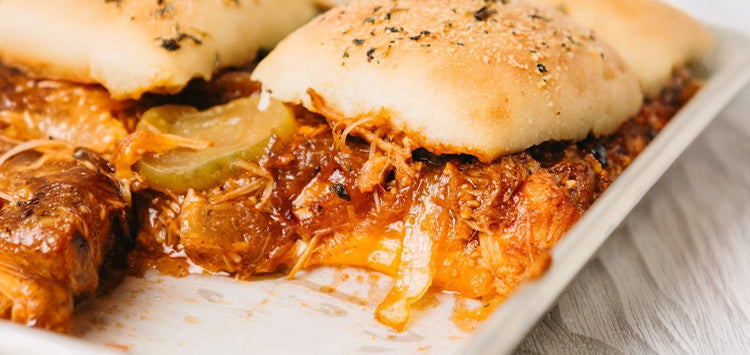 BBQ Chicken Pull-Apart Sliders