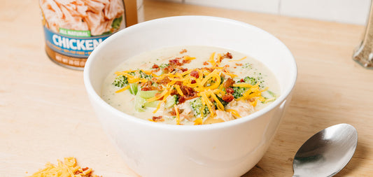 Chicken & Broccoli Cheddar Soup Recipe
