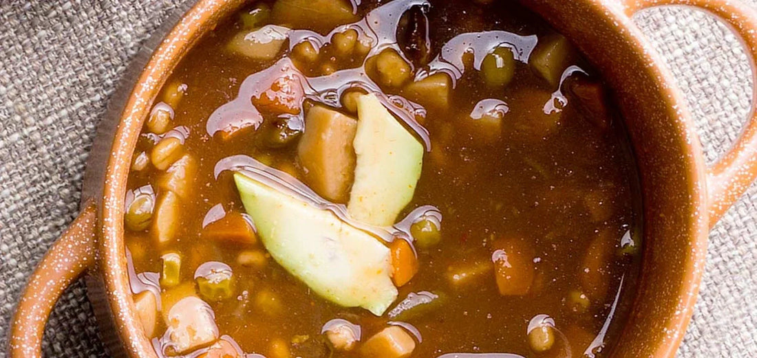 Shelf-Stable Pork & Pinto Bean Soup