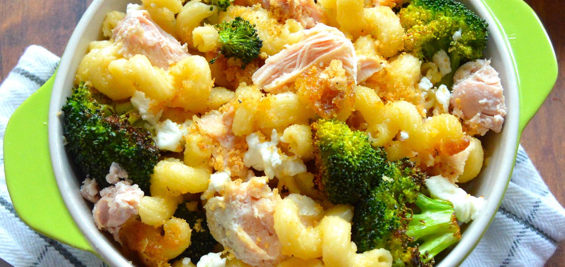 Keystone Meats Roasted Broccoli Mac and Cheese