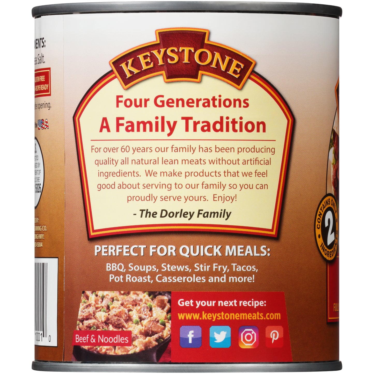 All Natural Beef (28 oz / 12 cans per case)
