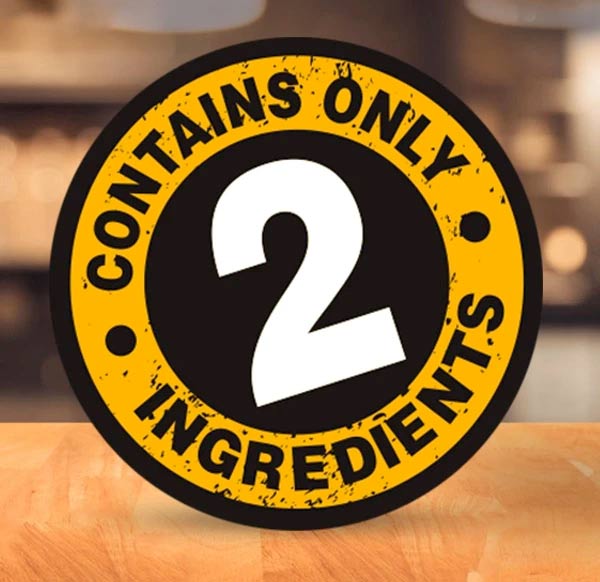 only 2 ingredients 
