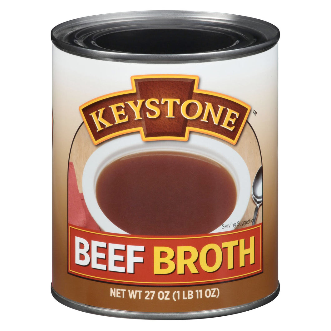 Beef Broth  (27 oz / 12 cans per case)