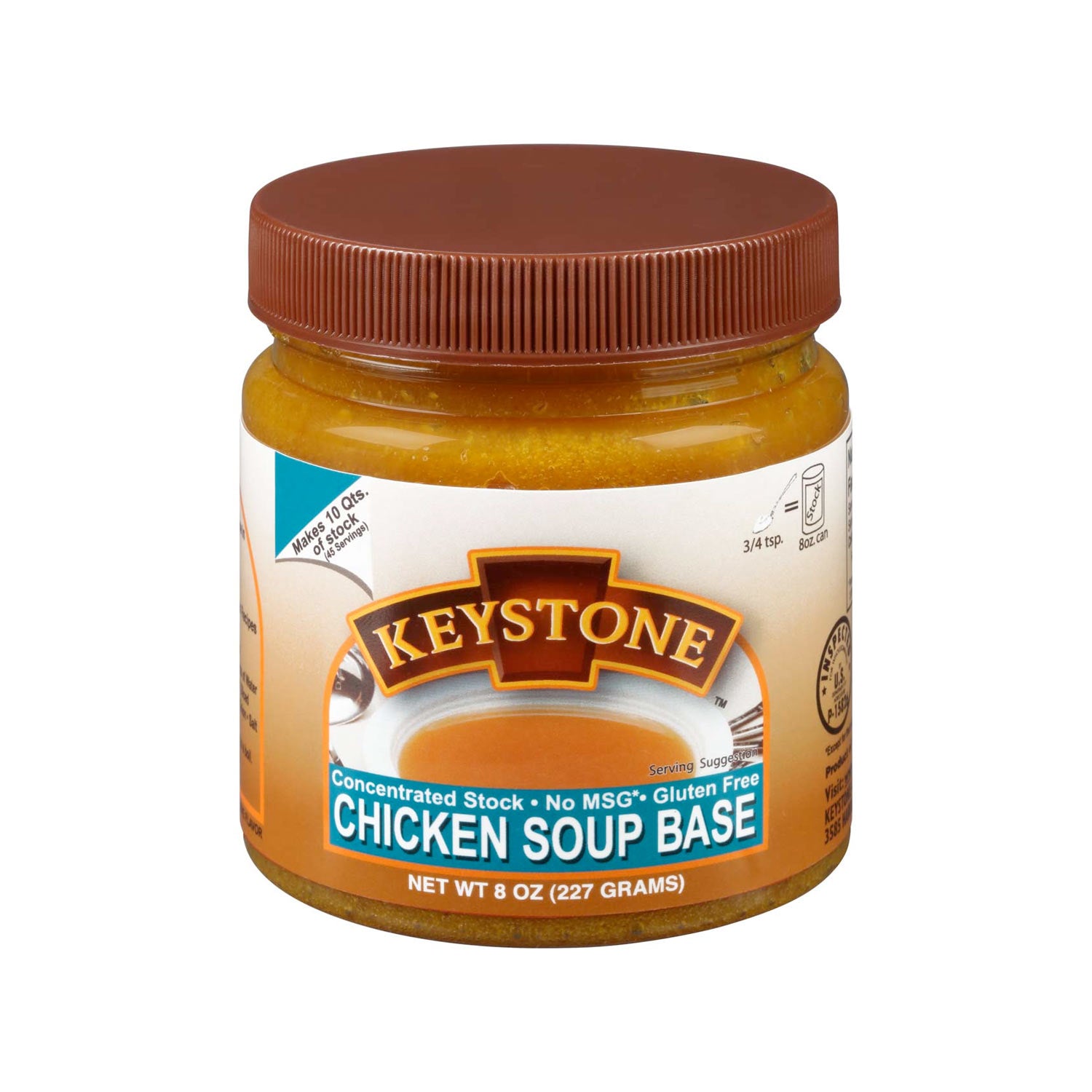 Case of Chicken Soup Base 6 Jars of 8oz Chicken Soup Base Keystone