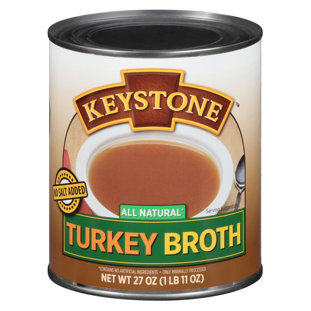 Turkey Broth (27 oz / 12 cans per case)